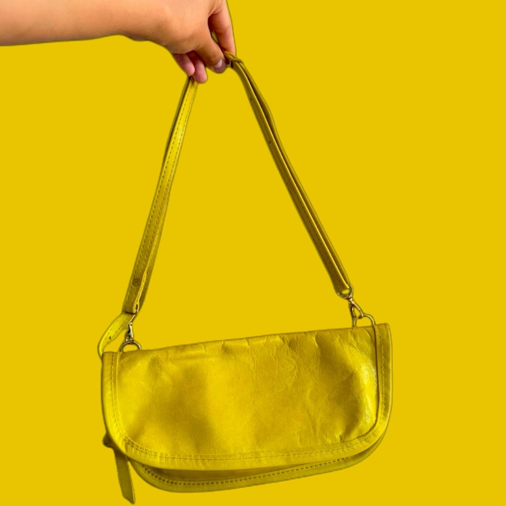 Apple Green Genuine Leather Handbag